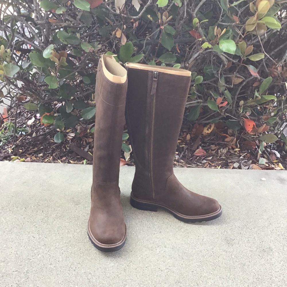 Teva Rowena Tall Brown Knee-High Leather Boots